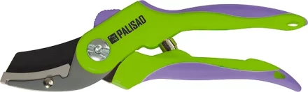 Секатор, 200мм, пружина возвратная спирального типа, тефлоновое покрытие, обрезиненные 2-х-компонентные пластиковые ручки  PALISAD 60551 купить в Ноябрьске