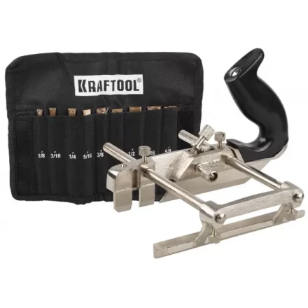 Рубанок KRAFTOOL &quot;EXPERT&quot; металлический для специальных работ, модель &quot;A52&quot;, 9 ножей в комплекте, 210мм 1-18541-H9_z01 купить в Ноябрьске