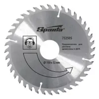 Пильный диск по дереву, 230 х 22мм, 40 зубьев SPARTA 732465