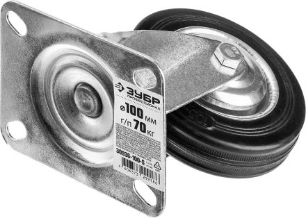 Колеса поворотные из литой резины с металлическим диском серия ПРОФЕССИОНАЛ купить в Ноябрьске