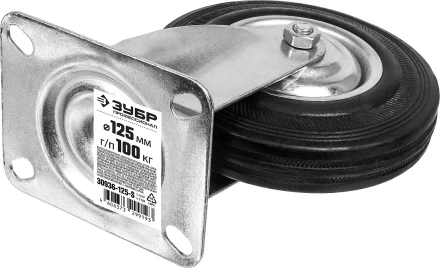 Колеса поворотные из литой резины с металлическим диском серия ПРОФЕССИОНАЛ купить в Ноябрьске