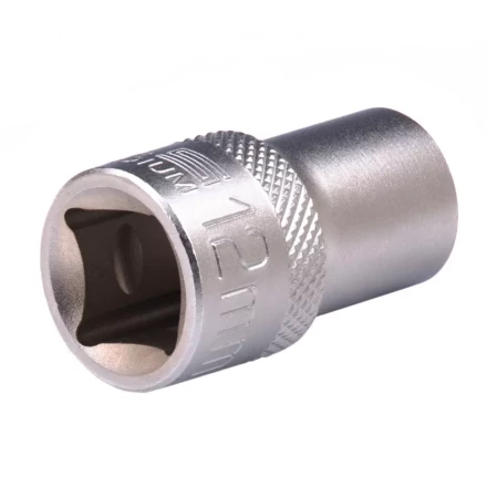Головка торцевая 12 мм двенадцатигранная CrV под квадрат 1/2 хромированная Stels 13655 купить в Ноябрьске