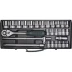 Набор торцовых головок KRAFTOOL &quot;INDUSTRIE QUALITAT&quot; (1/2&quot;) универсальный, Cr-V, металлический кейс, 28 предметов 27892-H28_z01 купить в Ноябрьске