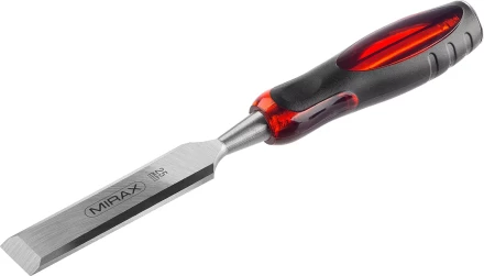 Стамеска MIRAX с двухкомпонентной прозрачной рукояткой, 25мм 1810-25 купить в Ноябрьске