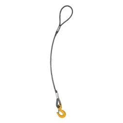Строп канатный одноветвевой 1СК 3 т L=2.5 м с кч din 3.0 т канат din опрессовка