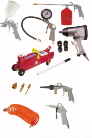 Компрессор масляный поршневой прямой привод Automobile Set VD 32/50 + 9 предметов Fubag купить в Ноябрьске