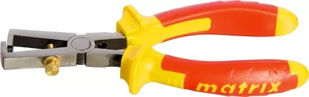 Клещи для снятия изоляции Insulated, 160мм, двухкомпонентные рукоятки MATRIX PROFESSIONAL 17717 купить в Ноябрьске