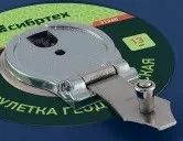 Рулетка геодезическая 10 м х 13 мм СИБРТЕХ закрытый корпус фиберглассовая лента 31260 купить в Ноябрьске