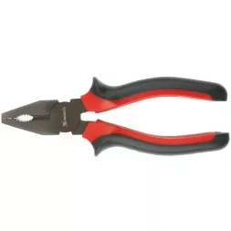 Плоскогубцы Black Nickel 200 мм комбинированные двухкомпонентные рукоятки MTX 169839