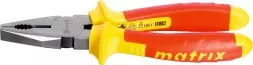 Плоскогубцы комбинированные  Insulated 180мм двухкомпонентные рукоятки MATRIX PROFESSIONAL 16903