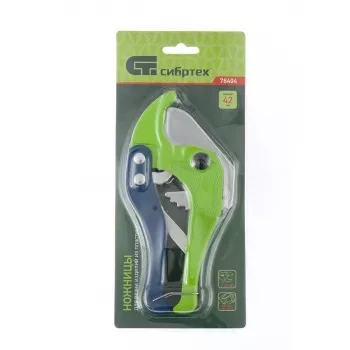 Ножницы для резки изделий из пластика порошковое покрытие,диаметр до 42мм СИБРТЕХ 78404 купить в Ноябрьске