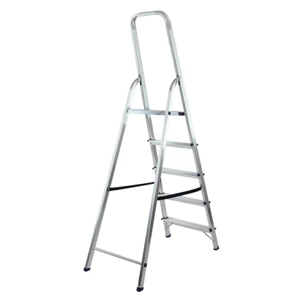 Стремянка усиленная MTX 9771477, 5 ступеней, алюминиевая, Россия купить в Ноябрьске