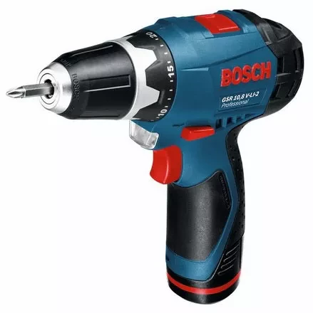 Дрель-шуруповерт аккумуляторная BOSCH GSR 10,8-2-LI (0.601.868.109) в кейсе купить в Ноябрьске