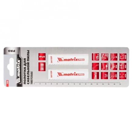 Полотна универсальные для сабельной пилы S611DF 125/4,3мм Bimetal 2 штуки PRO Matrix 782004 купить в Ноябрьске