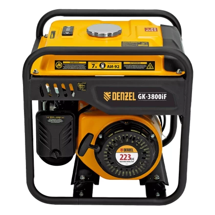 Генератор инверторный DENZEL GK-3800iF, 3,8 кВт, 230 В, ручной старт купить в Ноябрьске