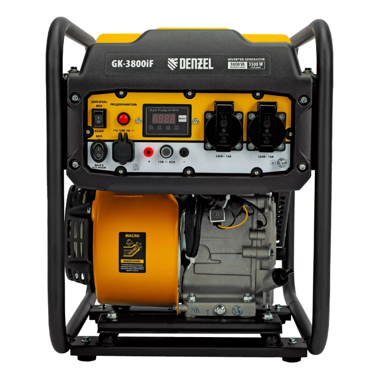 Генератор инверторный DENZEL GK-3800iF, 3,8 кВт, 230 В, ручной старт купить в Ноябрьске