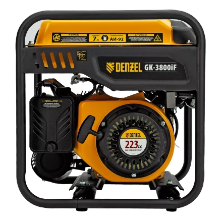 Генератор инверторный DENZEL GK-3800iF, 3,8 кВт, 230 В, ручной старт купить в Ноябрьске