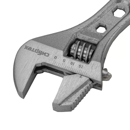 Ключ разводной Сибртех, 150мм, переставная губка, 2-х комп. рукоятка, 15597 купить в Ноябрьске