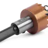 HSS-TiN коронка MESSER  23мм с центр. сверлом и толкающей пружиной для  лист. материала  до 2 мм ц/х купить в Ноябрьске