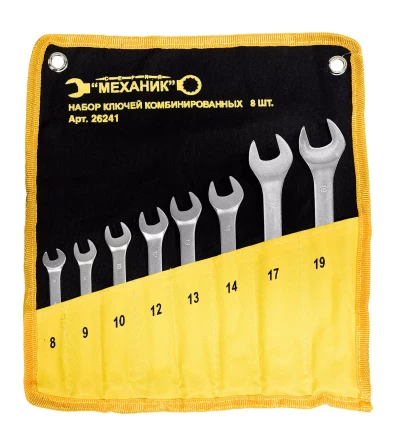 Набор ключей комбинированных 8 шт. чехол Энкор 26241 купить в Ноябрьске