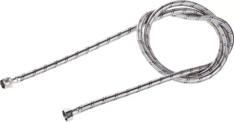 Подводка гибкая STAYER для воды, оплетка из нержавеющей стали, г/ш 1/2" - 2м 51015-G/S-200 купить в Ноябрьске