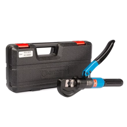 Пресс гидравлический ручной КВТ ПГР-70ТР для опрессовки наконечников до 70 мм и тросов  до 4 мм (91808) купить в Ноябрьске