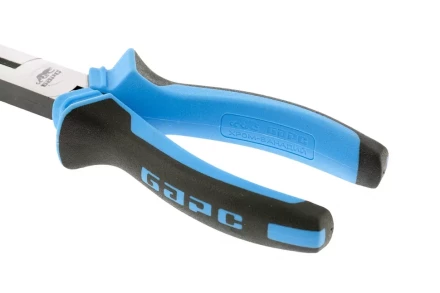 Длинногубцы прямые 200 мм хром-ванадий двухкомпонентные рукоятки БАРС 17196 купить в Ноябрьске