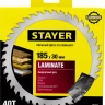 Пильный диск "Laminate line" для ламината, 185x30, 40T, STAYER 3684-185-30-40 купить в Ноябрьске