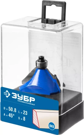 ЗУБР 50.8 x 27 мм, фреза кромочная калевочная (фасочная) №9, Профессионал (28711-50.8) купить в Ноябрьске