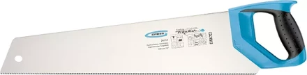 Ножовка по дереву PIRANHA,усил.трапецев.полотно,500 мм,11-12TPI,зуб3D,кален.зуб,2-комп.рук. GROSS 24117 купить в Ноябрьске