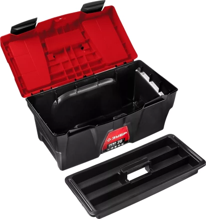 Ящик для инструмента &quot;НЕВА-20&quot; пластиковый, ЗУБР 38323-20 купить в Ноябрьске