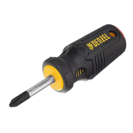 Отвертка PH2х38 мм, CrV, трехкомпонентная рукоятка Denzel 12186 купить в Ноябрьске