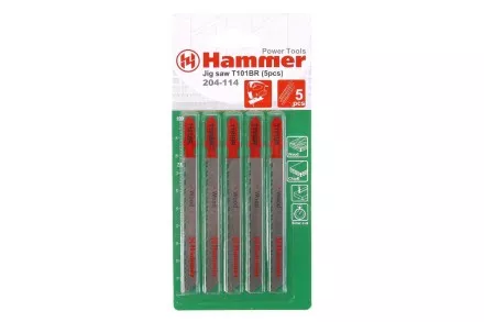 Пилки для лобзика HAMMER JG WD T101BR (5шт.) купить в Ноябрьске