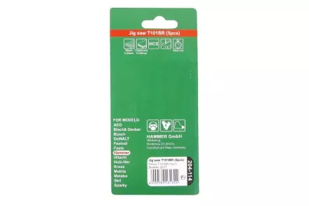 Пилки для лобзика HAMMER JG WD T101BR (5шт.) купить в Ноябрьске