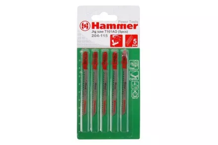 Пилки для лобзика HAMMER JG WD T101AO (5шт.) купить в Ноябрьске