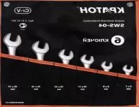 Набор ключей рожковых  SWS-06  6 предметов  Кратон 2 27 01 006 купить в Ноябрьске