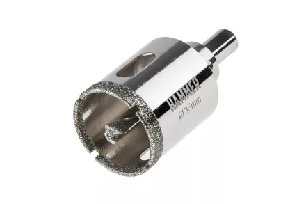 Коронка алмазная HAMMER Ф35мм HEX (DHS 35.0*65/5) купить в Ноябрьске