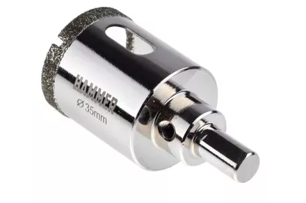 Коронка алмазная HAMMER Ф35мм HEX (DHS 35.0*65/5) купить в Ноябрьске