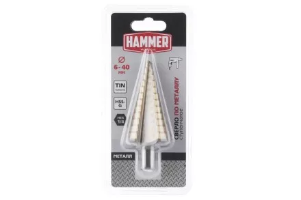 Сверло по металлу HAMMER Ф40х105мм (DR MT 6,0-40,0мм*105/13мм) купить в Ноябрьске