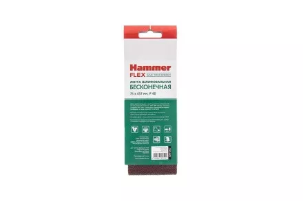 Лента шлиф. бесконечная HAMMER 75х457мм P40 купить в Ноябрьске