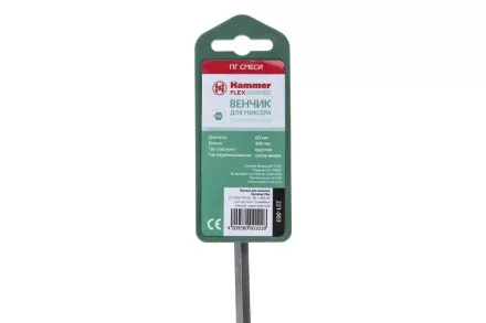 Венчик для миксера HAMMER Ф60х400мм HEX (221-003 MX-AC) купить в Ноябрьске