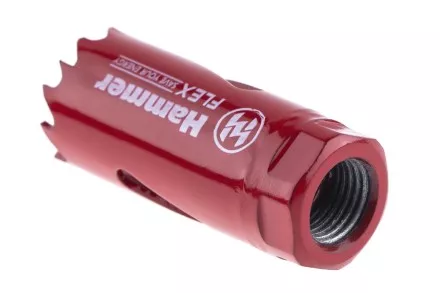 Коронка биметаллическая HAMMER Ф22х38мм 5/8&quot; BiMETALL (224-003) купить в Ноябрьске