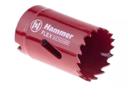 Коронка биметаллическая HAMMER Ф32х38мм 5/8&quot; BiMETALL (224-006) купить в Ноябрьске