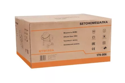 Бетономешалка WESTER BTM180A купить в Ноябрьске