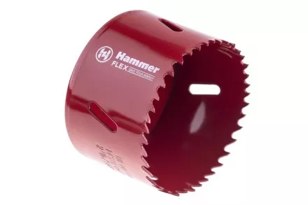 Коронка биметаллическая HAMMER Ф68х38мм 5/8&quot; BiMETALL (224-013) купить в Ноябрьске