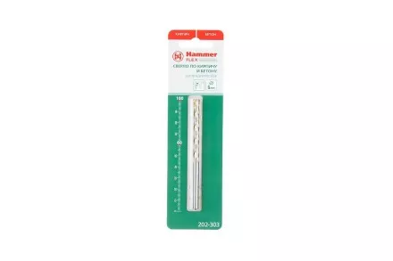 Сверло по камню HAMMER Ф6х100мм (DR CR 6,0мм*100/60мм) купить в Ноябрьске
