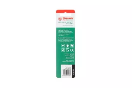 Сверло по камню HAMMER Ф6х100мм (DR CR 6,0мм*100/60мм) купить в Ноябрьске