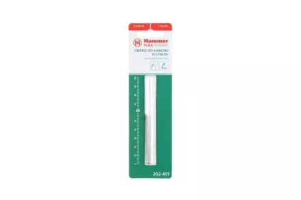 Сверло по плитке HAMMER Ф3х60мм (DR GL 3,0мм*60мм) купить в Ноябрьске