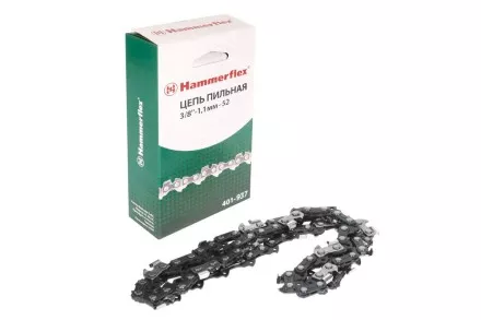 Цепь пильная HAMMER 3/8&#039;&#039;-1.1мм-52 купить в Ноябрьске