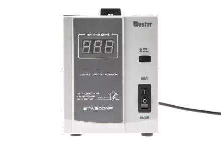 Стабилизатор напряжения WESTER STW500NP купить в Ноябрьске